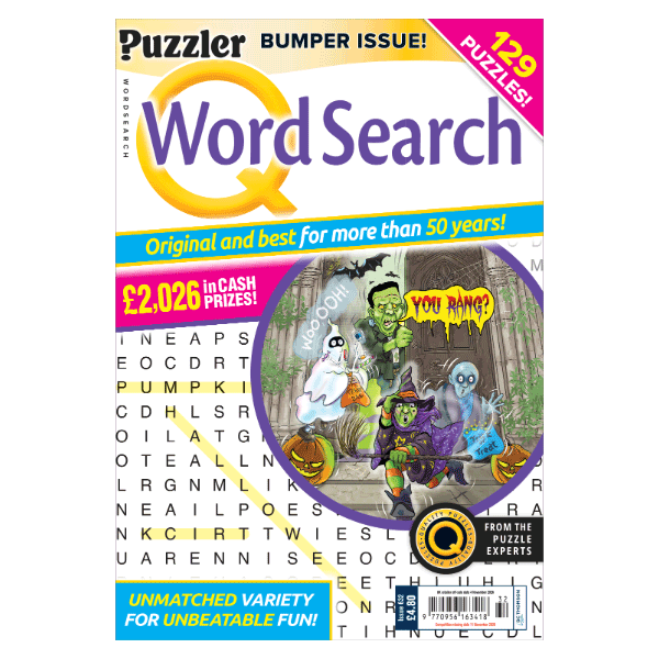 Puzzler Q Word Search magazine cover